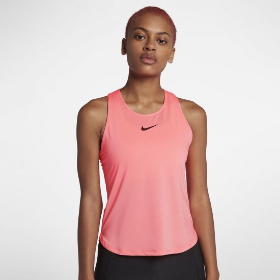 NikeCourt Dri-FIT Slam | Lava Glow / Black - Click Image to Close