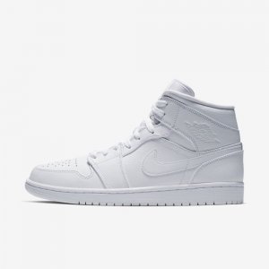 Air Jordan 1 Mid | White / White / White