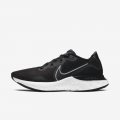 Nike Renew Run | Black / White / Dark Smoke Grey / Metallic Silver