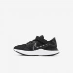 Nike Renew Run | Black / White / Dark Smoke Grey / Metallic Silver