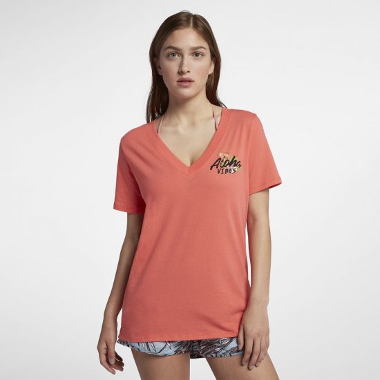 Hurley Aloha Vibes Perfect | Rush Coral - Click Image to Close