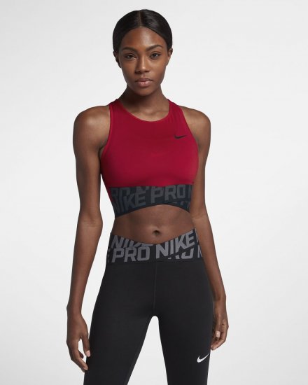 Nike Pro Cropped | Gym Red / Black / Black - Click Image to Close