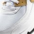 Nike Air Max 90 FlyEase | White / White / Black / Metallic Gold