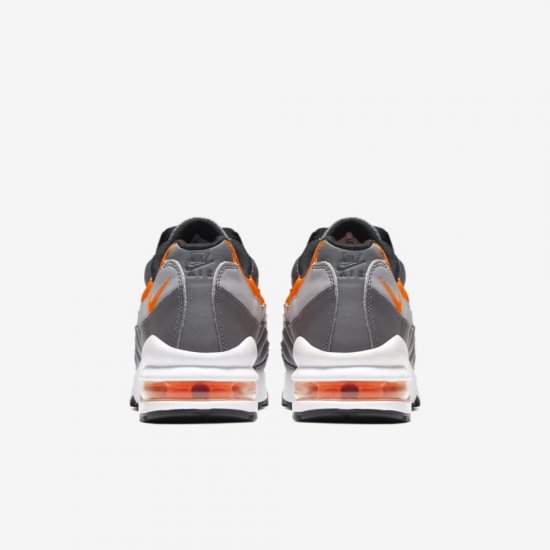 Nike Air Max 95 | Dark Grey / Black / Wolf Grey / Total Orange - Click Image to Close