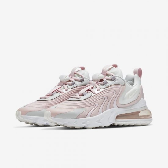 Nike Air Max 270 React ENG | Photon Dust / Barely Rose / Silver Lilac / Summit White - Click Image to Close
