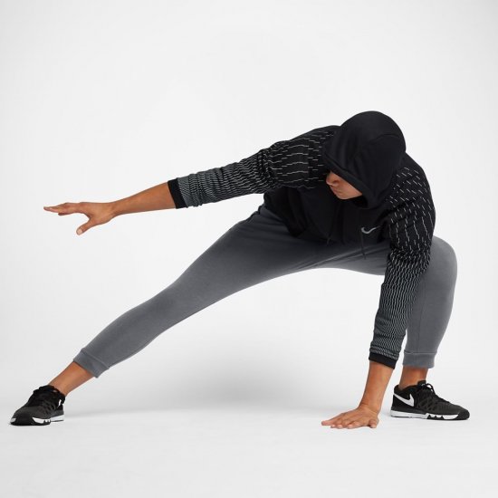 Nike Dri-FIT Fleece | Dark Grey / Cool Grey / Black - Click Image to Close