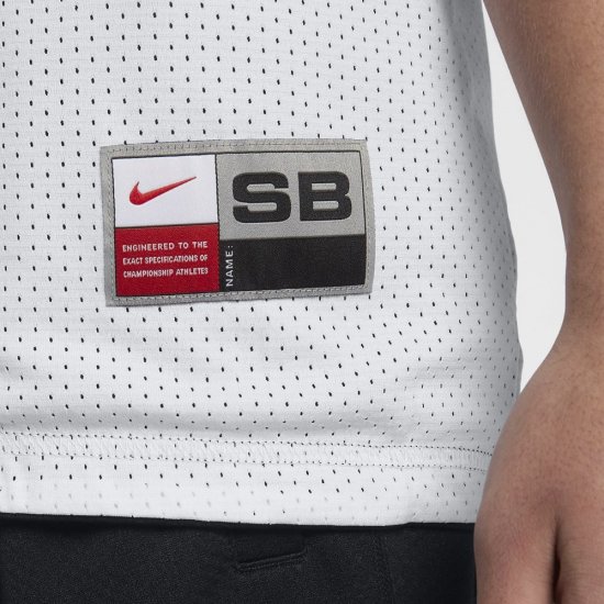 Nike SB Dri-FIT Reversible | Black / White / Solar Red - Click Image to Close