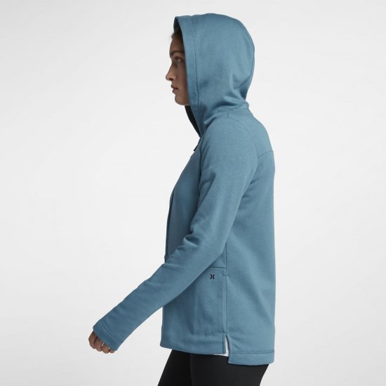 Hurley One And Only Top Full Zip | Noise Aqua - Click Image to Close