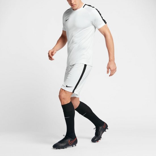 Nike Dri-FIT Academy | White / White / Black / Black - Click Image to Close