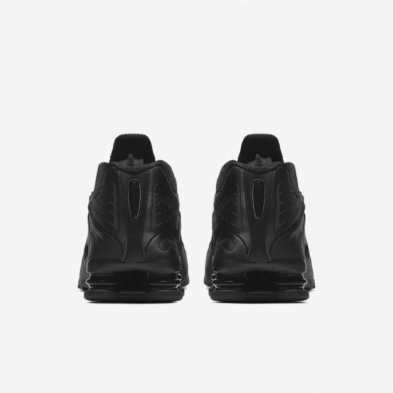 Nike Shox R4 | Black / Black / White / Black - Click Image to Close