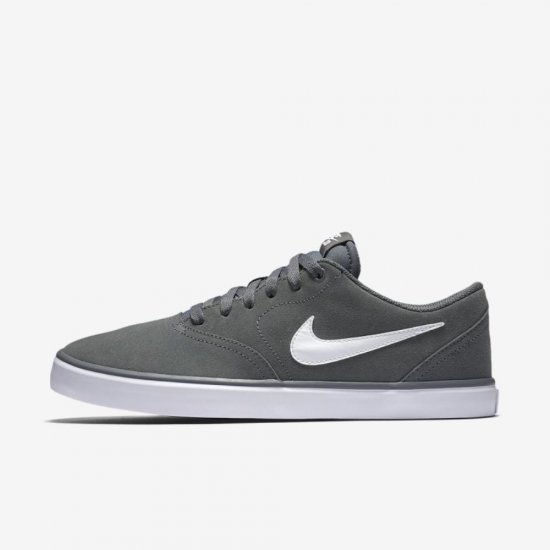 Nike SB Check Solarsoft | Cool Grey / White - Click Image to Close