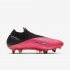 Nike Phantom Vision 2 Elite Dynamic Fit SG-PRO Anti-Clog Traction | Laser Crimson / Black / Metallic Silver