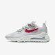 Nike Air Max 270 React | Neutral Grey / Light Graphite / Platinum Tint / University Red Nike Air Max 270 React | Neutral Grey / Light Graphite / Platinum Tint / University Red