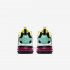 Nike Air Max 270 React | White / Black / Bright Violet / Dynamic Yellow
