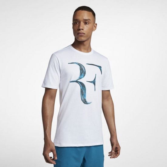 NikeCourt RF | White / Neo Turquoise - Click Image to Close