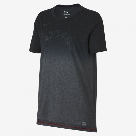 Toronto Raptors Nike Dry | Charcoal Heather / Black / University Red - Click Image to Close