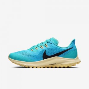 Nike Air Zoom Pegasus 36 Trail | Light Current Blue / Teal Nebula / Celestial Gold / Oil Grey