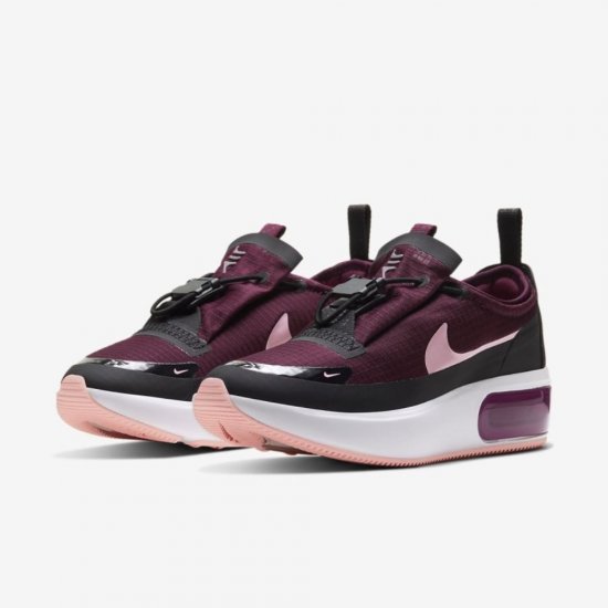 Nike Air Max Dia Winter | Night Maroon / Black / Summit White / Bleached Coral - Click Image to Close