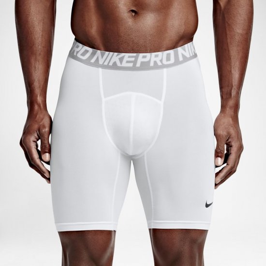 Nike Pro | White / Matte Silver / Black - Click Image to Close