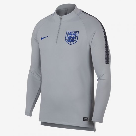 England Dri-FIT Squad Drill | Wolf Grey / Wolf Grey / Blackened Blue / Sport Royal - Click Image to Close