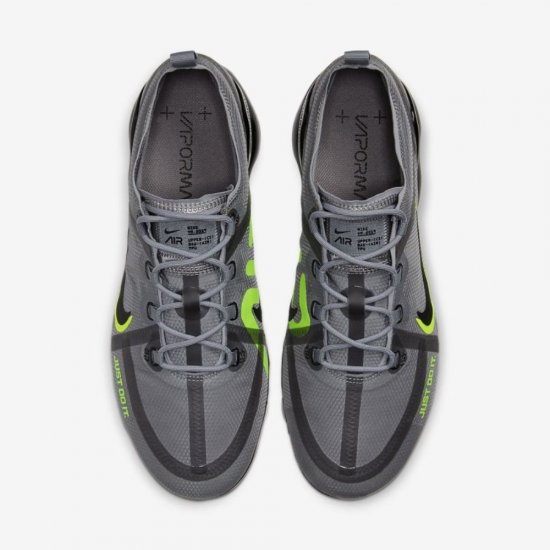 Nike Air VaporMax 2019 DRT | Cool Grey / Volt / Electric Green / Black - Click Image to Close