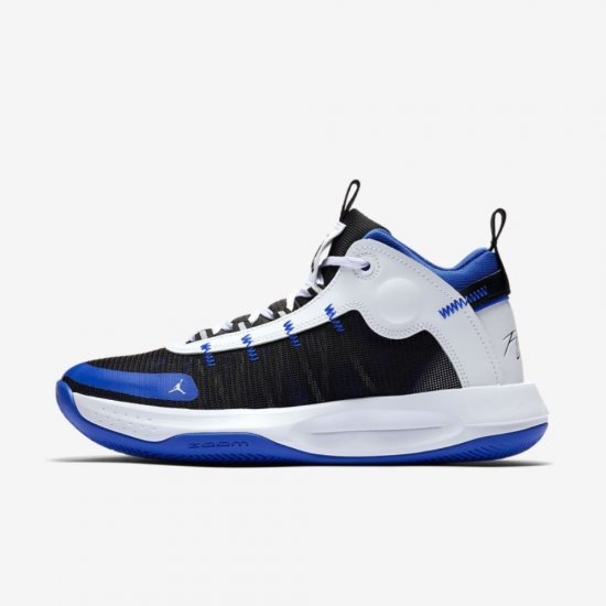 Jordan Jumpman 2020 | Racer Blue / White / Metallic Silver / Black - Click Image to Close