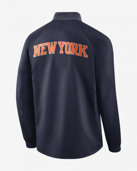 New York Knicks City Edition Nike Modern | College Navy / Flat Silver - Click Image to Close