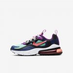 Nike Air Max 270 React | Blue Void / Black / Kinetic Green / Magic Ember