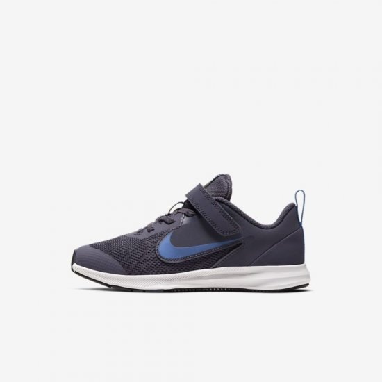 Nike Downshifter 9 | Gridiron / Black / Atmosphere Grey / Mountain Blue - Click Image to Close