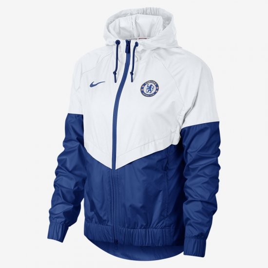 Chelsea FC Authentic Windrunner | Rush Blue / White / Rush Blue - Click Image to Close