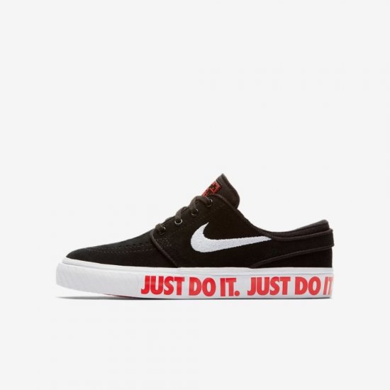 Nike SB Stefan Janoski JDI | Black / Bright Crimson / White - Click Image to Close