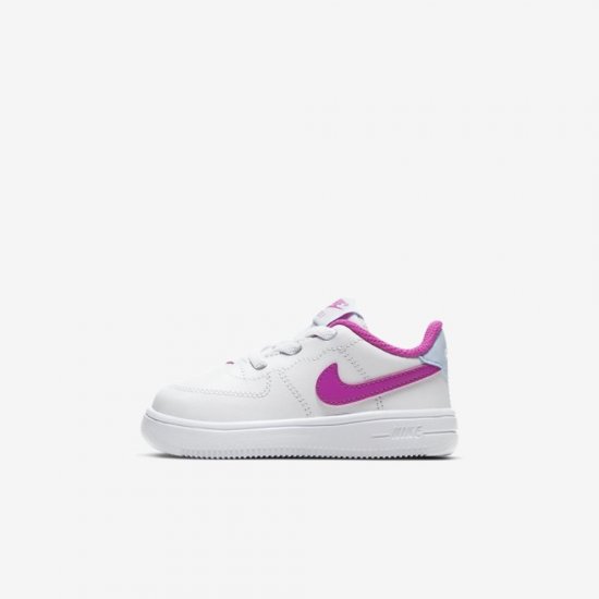 Nike Force 1 '18 | White / Hydrogen Blue / Fire Pink - Click Image to Close