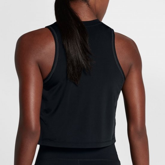 Nike Breathe Cropped | Black / Heather / White - Click Image to Close