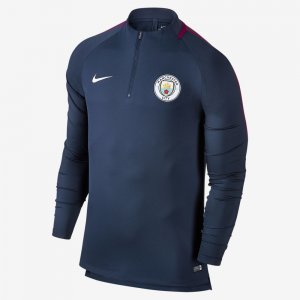 Manchester City FC Dri-FIT Squad Drill | Midnight Navy / True Berry / White