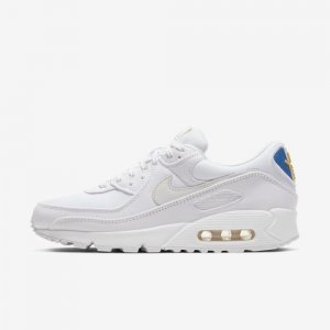 Nike Air Max 90 Premium | White / Sport Blue / Game Royal / Sail