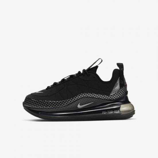 Nike MX-720-818 | Black / Black / Anthracite / Metallic Silver - Click Image to Close