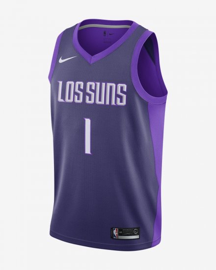 Devin Booker City Edition Swingman Jersey (Phoenix Suns) | New Orchid - Click Image to Close