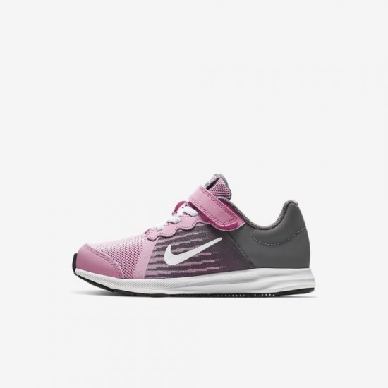 Nike Downshifter 8 | Pink Rise / Gunsmoke / Black / White - Click Image to Close