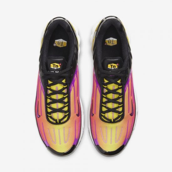 Nike Air Max Plus III | Black / Dynamic Yellow / Pink Blast / Hyper Violet - Click Image to Close