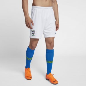 2018 Brazil CBF Stadium Away | White / Soar