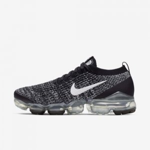 Nike Air VaporMax Flyknit 3 | Black / Metallic Silver / White