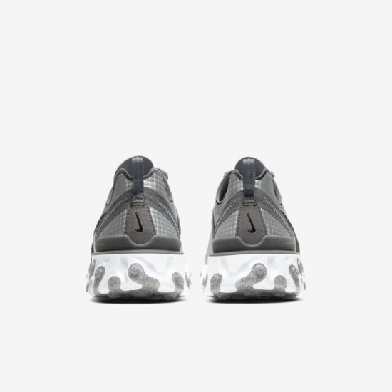 Nike React Element 55 Premium | Metallic Silver / Pure Platinum / Dark Grey / Black - Click Image to Close