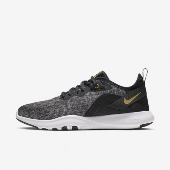 Nike Flex TR 9 | Black / Gunsmoke / Metallic Gold - Click Image to Close