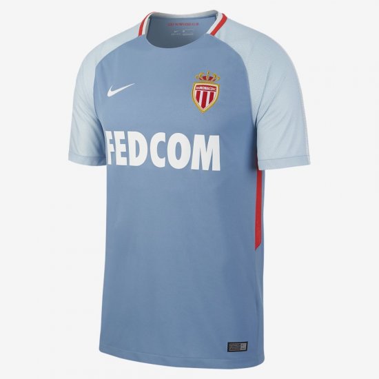 2017/18 A.S. Monaco FC Stadium Away | Work Blue / White - Click Image to Close