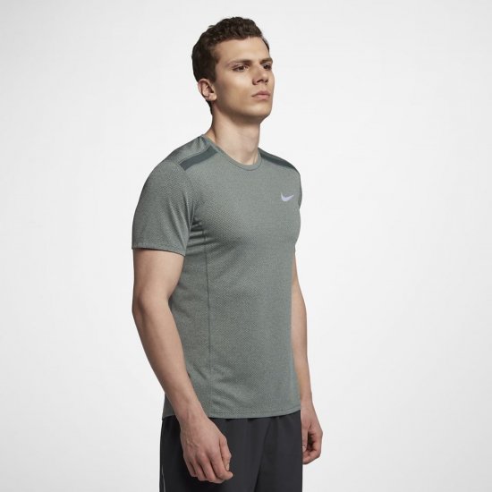 Nike Dri-FIT Miler Cool | Clay Green / Heather / Clay Green - Click Image to Close