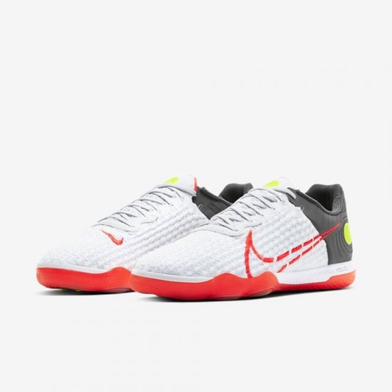 Nike React Gato | White / Cool Grey / Bright Crimson - Click Image to Close