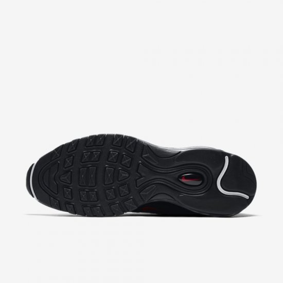 Nike Air Max 97 | Black / Black / University Red - Click Image to Close