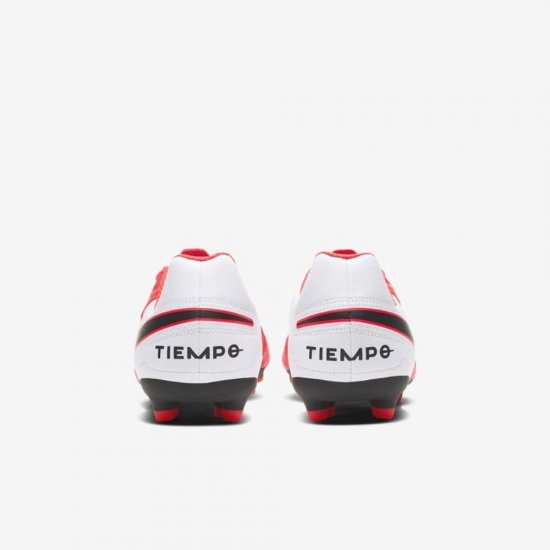 Nike Jr. Tiempo Legend 8 Club MG | Laser Crimson / White / Black - Click Image to Close