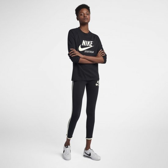 Nike Sportswear | Black / Black / Sail / Sail - Click Image to Close