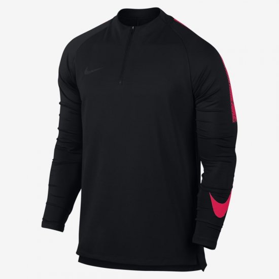 Nike Dri-FIT Squad Drill | Black / Siren Red / Black - Click Image to Close